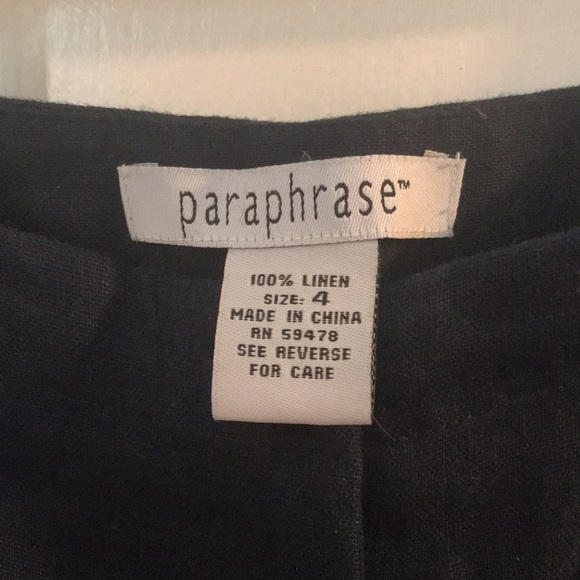 Paraphrase two piece linen set - Picture 8 of 8